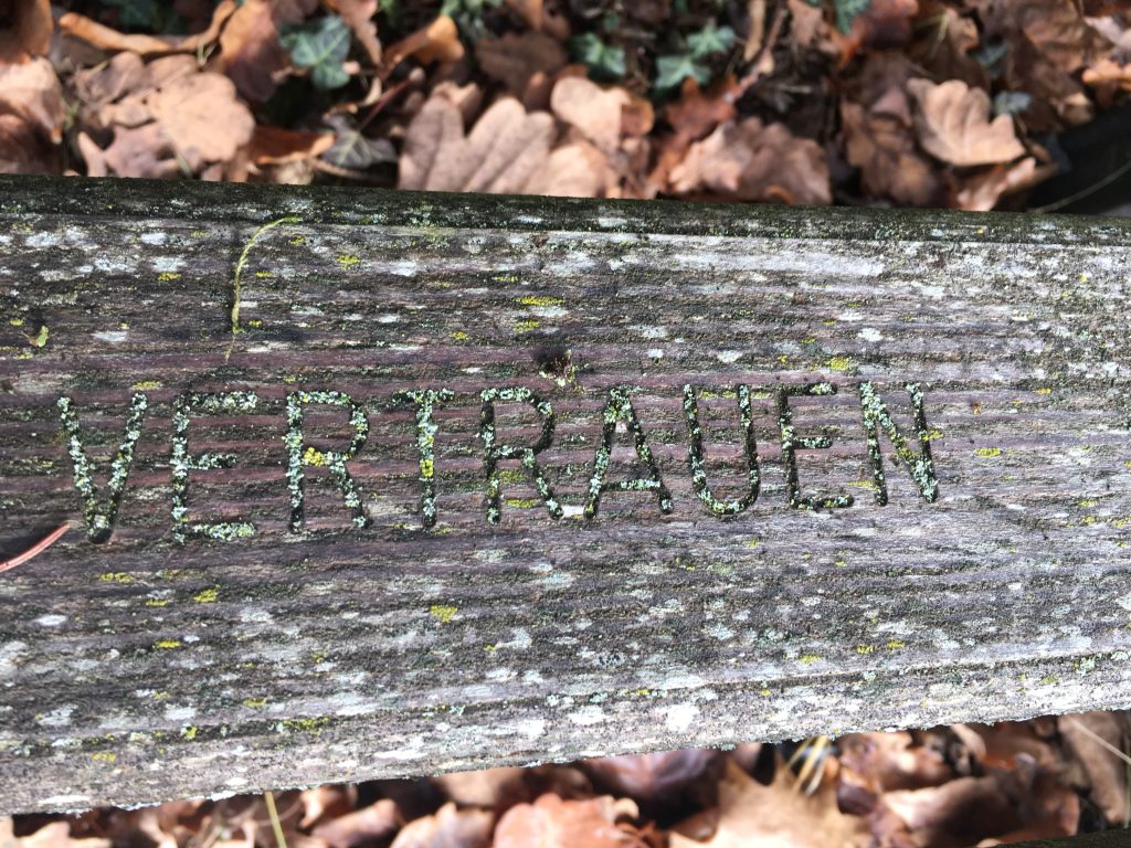 Vertrauen zum Anlehnen