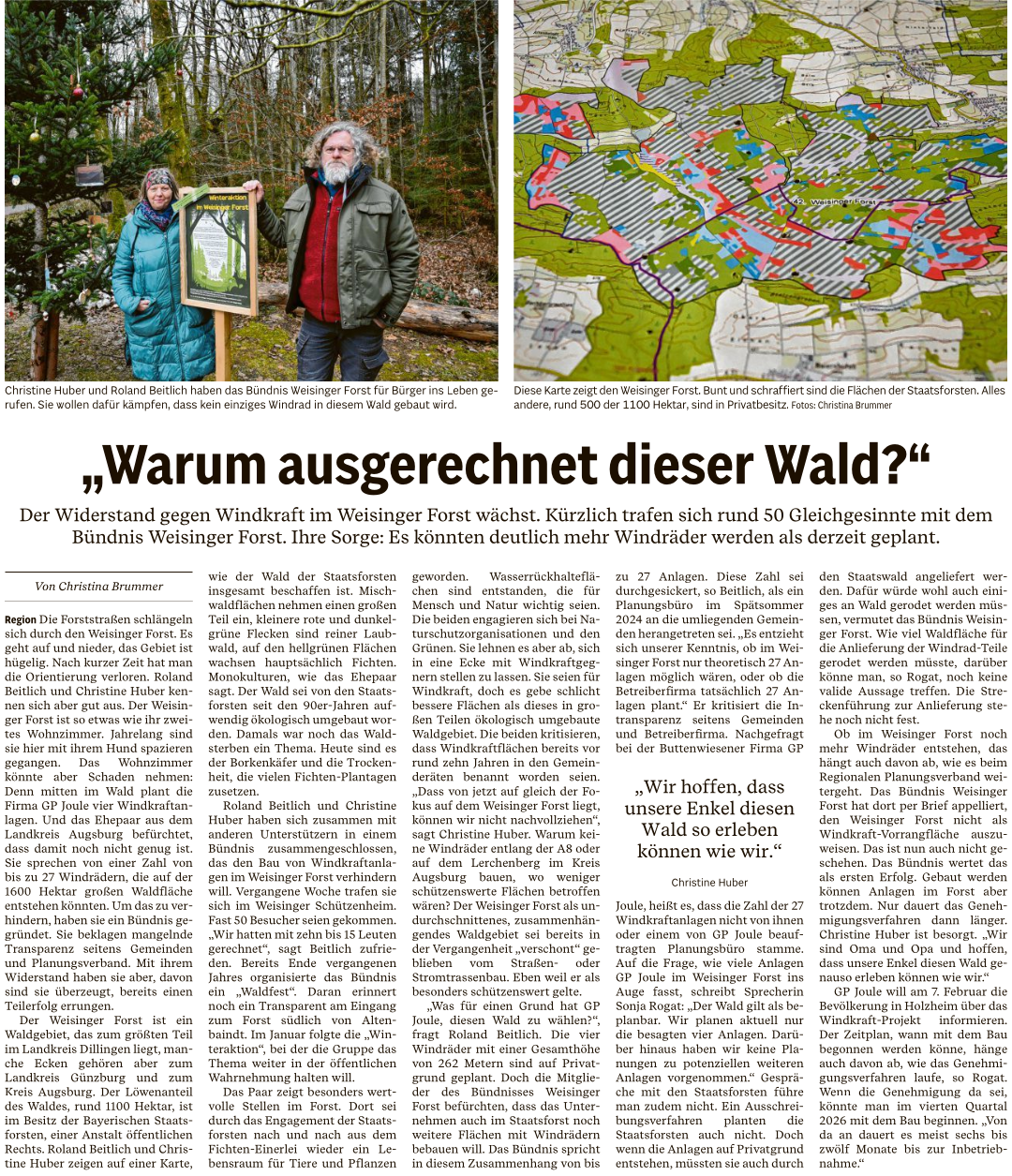 Warum ausgerechnet dieser Wald?